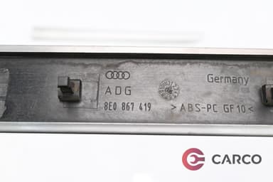 Интериорна лайсна врата задна лява за AUDI A4 Avant (8ED, B7) 3.0 TDI quattro (2004 - 2008)