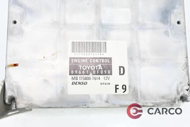 Компютър двигател 89661 0F090 за TOYOTA COROLLA Verso (ZER_, ZZE12_, R1_) 2.2 D-4D (2004 - 2009)