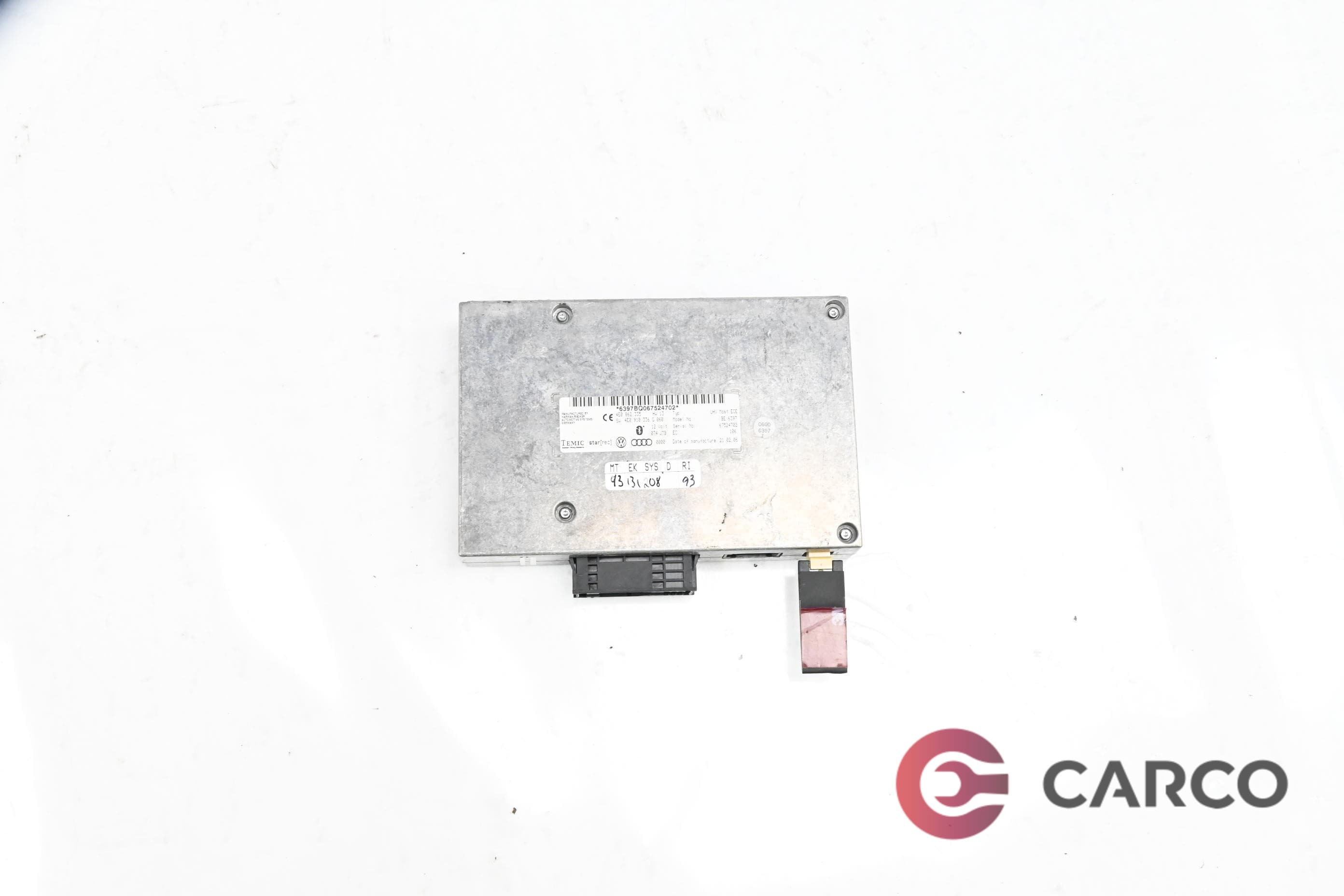 Модул Bluetooth 4E0 862 335 за AUDI A4 седан (8K2, B8) 2.0 TDI (2007 - 2015)