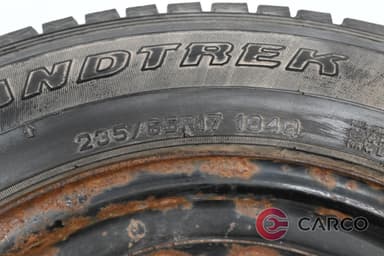 Резервна гума с джанта 17 цола Dunlop 235/65/17 DOT3110 17x7J  5x114.3 Ц.О 71.6 1 брой за DODGE NITRO 2.8 CRD 4WD (2006 - 2012)