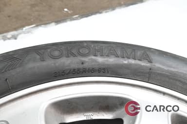 Резервна гума с джанта 16 цола Yokohama 215/55/16 16x7JJ  5x114.3 Ц.О 64.1 1 брой за HONDA LEGEND III седан Facelift (KA9) 3.5 i 24V (1996)