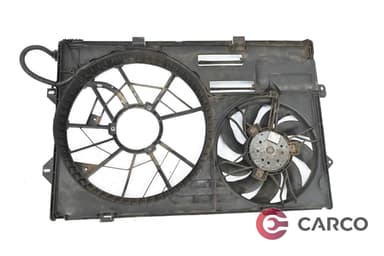 Дифузьор с перка охлаждане с 9 витла за VW Transporter / CARAVELLE V пътнически (7HB, 7HJ, 7EB, 7EJ, 7EF, 7EG, 7 2.5 TDI (2003)