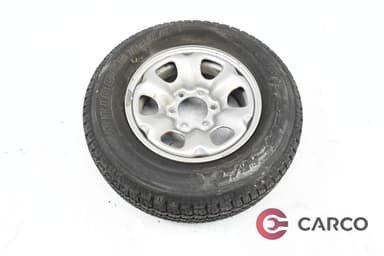Резервна гума с джанта 16 цола Bridgestone 235/70/16 7Jx16H2 ET25 6x139.7 Ц.О 100 1 брой за NISSAN TERRANO II (R20) second Facelift 2.7 TD 4WD (1992 - 2007)