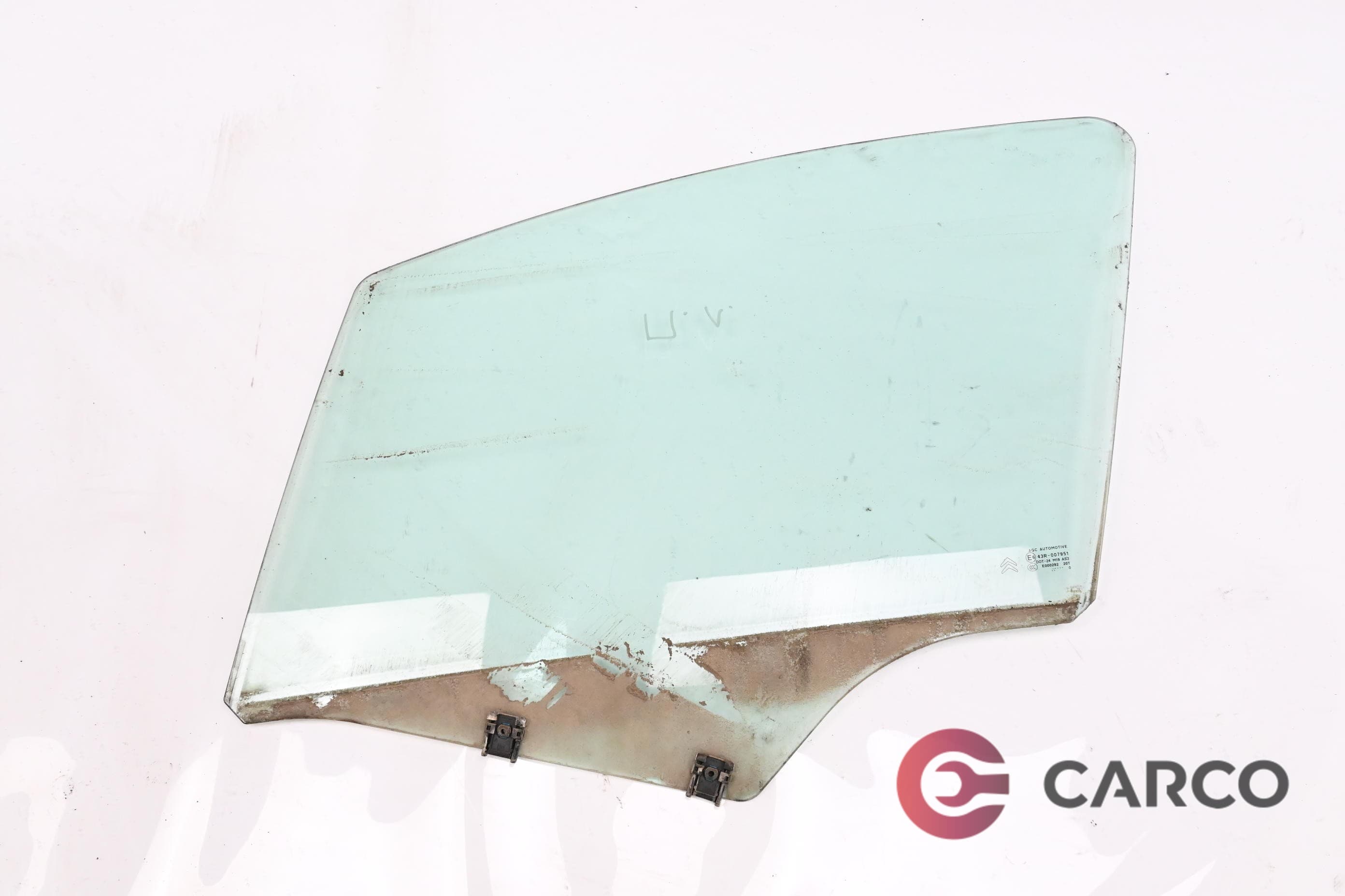 Стъкло врата предно ляво за CITROEN C3 II 1.4 HDi 70 (2009)