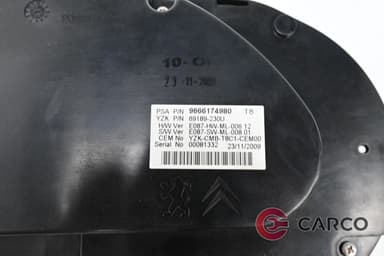 Километраж за PEUGEOT 5008 1.6 HDi (2009)