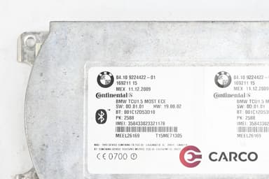 Модул Bluetooth 84 10 9224422 01 за BMW X6 (E71, E72) xDrive 35 d (2008 - 2014)