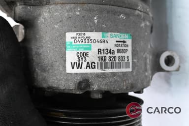 Компресор климатик 1K0 820 803 S за VW TOURAN (1T1, 1T2) 2.0 TDI (2003 - 2010)