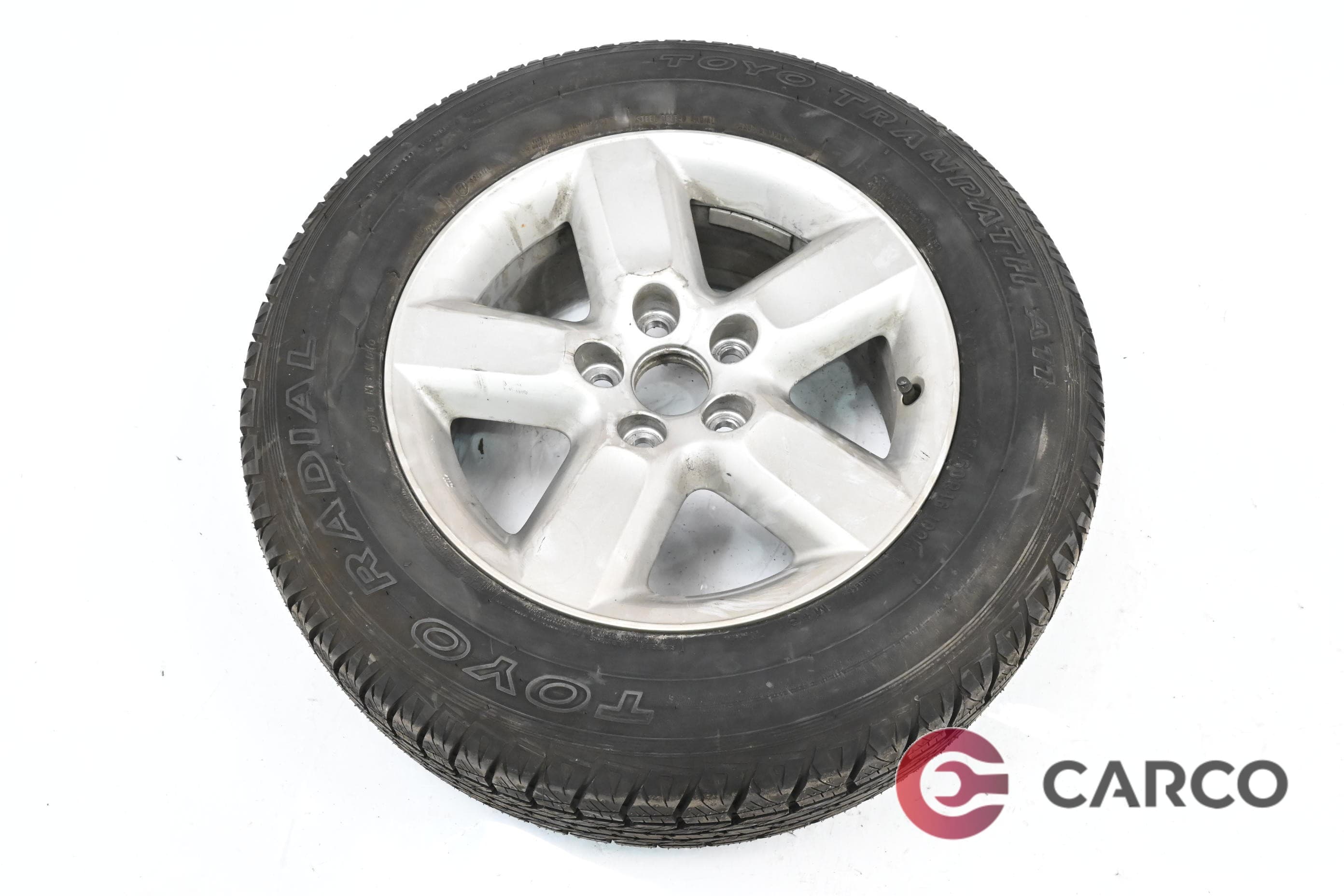 Резевна гума с джанта 16 цола Toyo Radial 235/60/16 DOT 2601 16x7J 5x114 Ц.О 60.1 1 брой за TOYOTA RAV 4 Mk II  Facelift  2.0 D-4D 4WD (2000 - 2005)