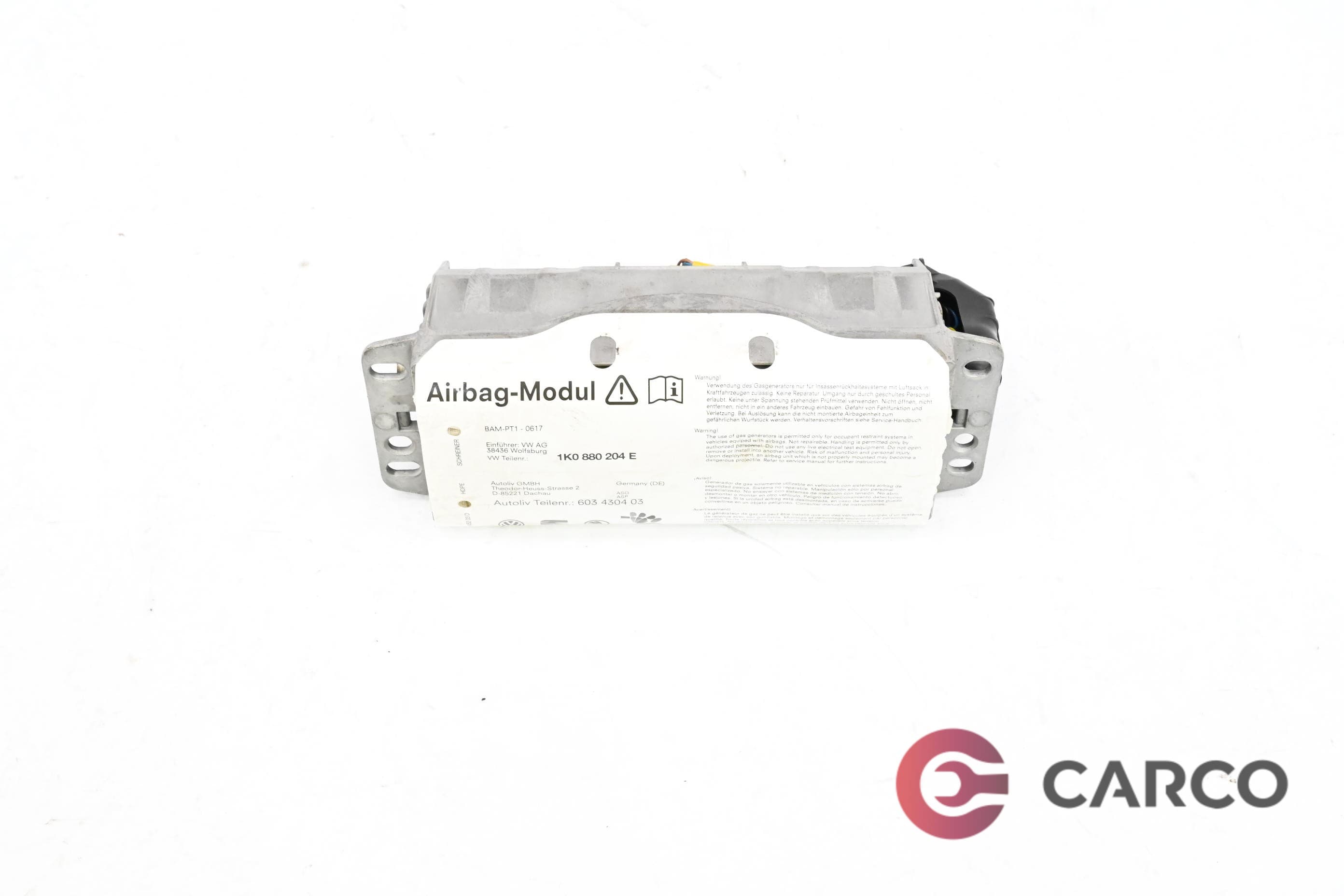 AIRBAG пасажер 1K880204E за VW GOLF V (1K1) 1.9 TDI (2003 - 2009)