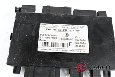 Модул седалки А 211 870 49 26 за MERCEDES-BENZ GL-CLASS (X164) GL 450 4-matic (164.871) (2006)