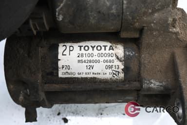 Стартер 28100-0D090 за TOYOTA COROLLA Verso (ZER_, ZZE12_, R1_) 1.8 (2004 - 2009)