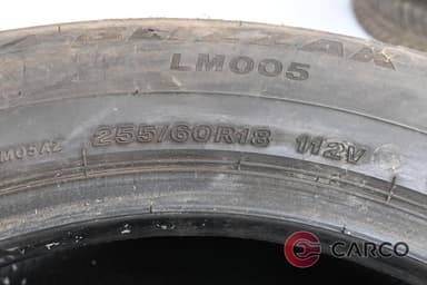 Зимни гуми 18 цола BRIDGESTONE  255/60R18 DOT 3821  4 броя