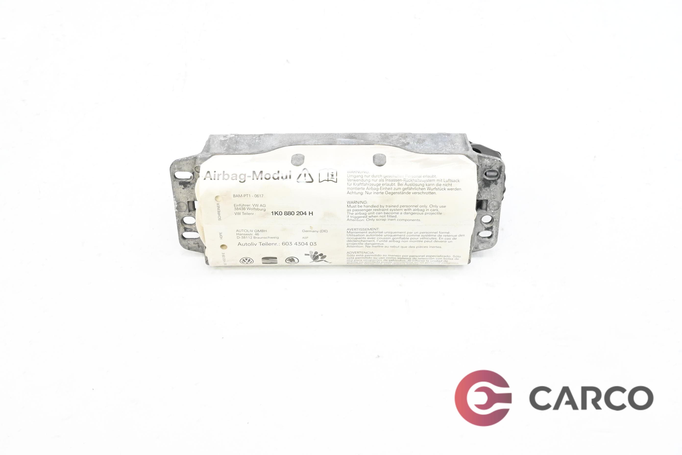 AIRBAG пасажер за SKODA OCTAVIA Combi (1Z5) 1.9 TDI 4x4 (2004 - 2013)