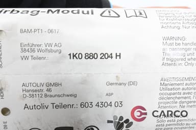 AIRBAG пасажер за SKODA OCTAVIA Combi (1Z5) 1.9 TDI 4x4 (2004 - 2013)