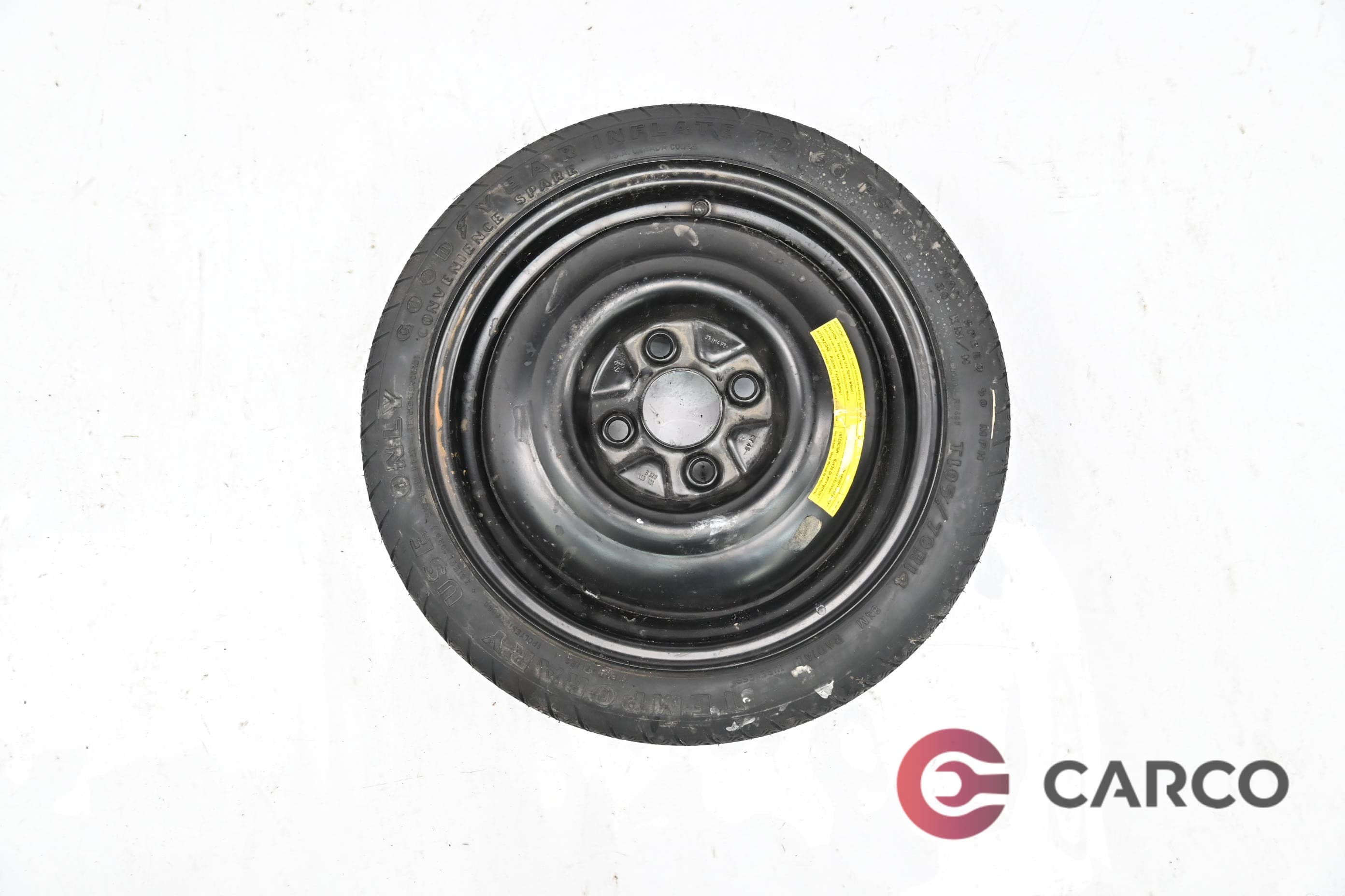 Резервна гума с джанта 14 цола 105/70R14 DOT 297  3 1/2 Jx14 H2 ET45 5x120 Ц.О.56.1  1брой за VW GOLF Mk II (19E, 1G1) 1.6 (1983 - 1992)
