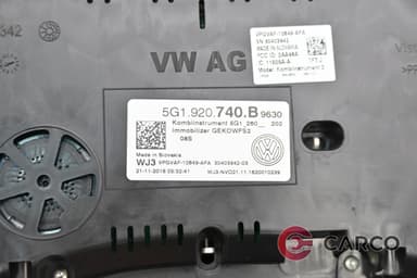 Километраж 5Q1 920 740 B за VW GOLF VII (5G1, BE1) 1.4 TSI (2012)