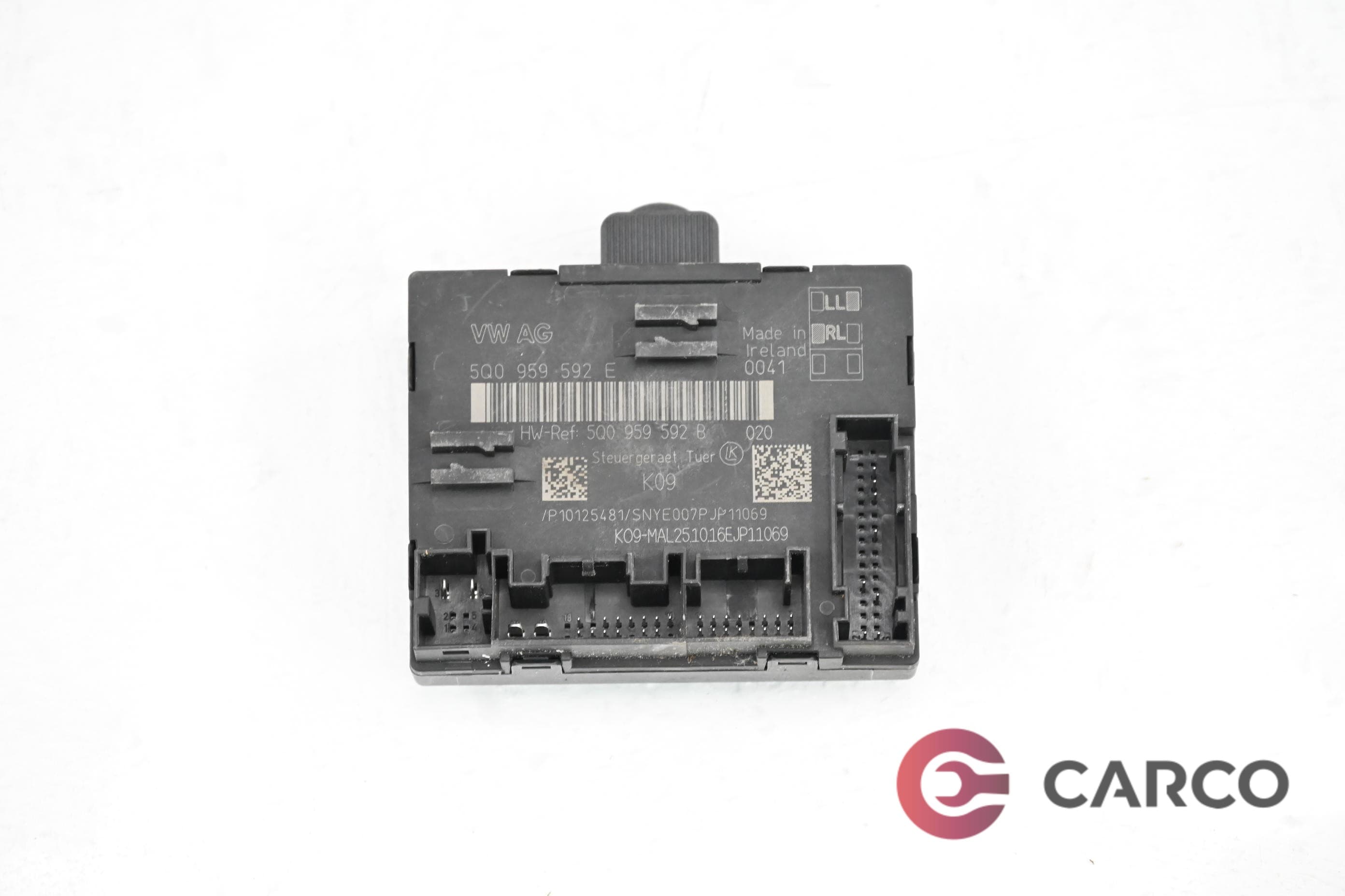 Модул врата  преден десен 5Q0 959 592 за VW GOLF VII (5G1, BE1) 1.4 TSI (2012)