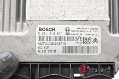 Компютър двигател 0281013872 за PEUGEOT 308 SW комби 1.6 HDi (2007)