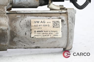 Стартер 02Z911024Q за VW GOLF VII (5G1, BE1) 1.4 TSI (2012)