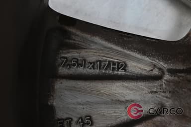 Алуминиеви джанти 17 цола 7,5Jx17H2 5x112 ET 45 Ц.О 66.5 4 Броя за AUDI A4 седан FACELIFT (8K2, B8) 3.0 TDI (2007 - 2015)