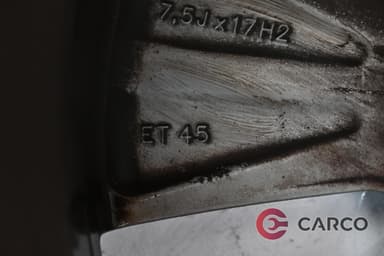 Алуминиеви джанти 17 цола 7,5Jx17H2 5x112 ET 45 Ц.О 66.5 4 Броя за AUDI A4 седан FACELIFT (8K2, B8) 3.0 TDI (2007 - 2015)