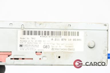 CD навигация A2118701085 за MERCEDES-BENZ CLS (C219) CLS 320 CDI (219.322) (2004 - 2011)