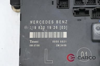 Модул врата предна лява 2198201926 за MERCEDES-BENZ CLS (C219) CLS 320 CDI (219.322) (2004 - 2011)