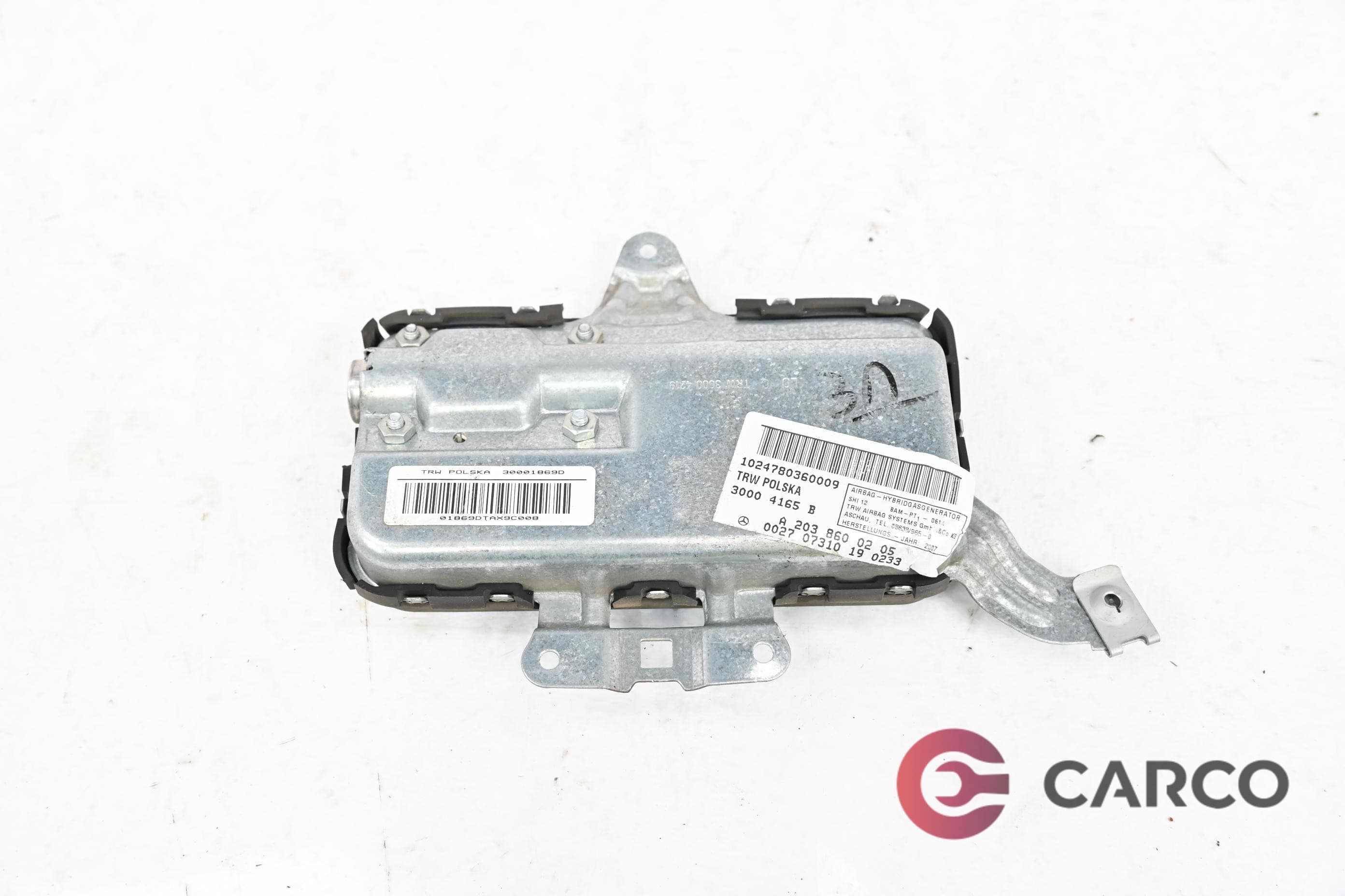 AIRBAG врата заден десен A2038600205 за MERCEDES-BENZ CLS (C219) CLS 320 CDI (219.322) (2004 - 2011)