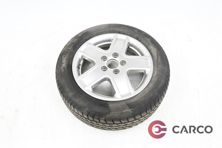 Резервна гума с джанта 16 цола DUNLOP 215/55R16 DOT 5000 7Jx16H2 5x112 Ц.О. 57.1 7M3601025A за VW SHARAN (Phase 1.5) 2.0 (1995 - 2010)