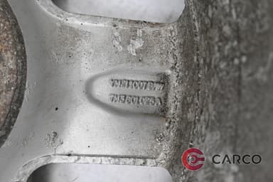 Резервна гума с джанта 16 цола DUNLOP 215/55R16 DOT 5000 7Jx16H2 5x112 Ц.О. 57.1 7M3601025A за VW SHARAN (Phase 1.5) 2.0 (1995 - 2010)