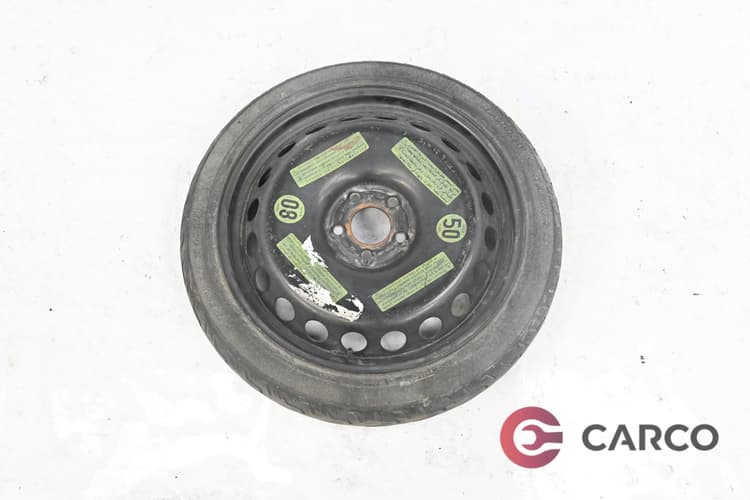 Резервна гума патерица 19 цола Dunlop 100/90-19 DOT 2008 4Bx19H2 ET29 8K0601027D за AUDI A5 Sportback Facelift (8TA) 3.0 TDI quattro (2009)