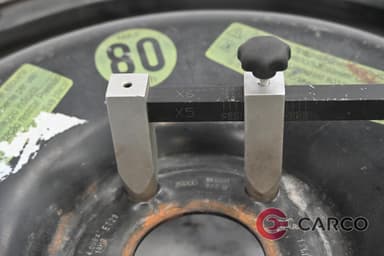 Резервна гума патерица 19 цола Dunlop 100/90-19 DOT 2008 4Bx19H2 ET29 8K0601027D за AUDI A5 Sportback Facelift (8TA) 3.0 TDI quattro (2009)