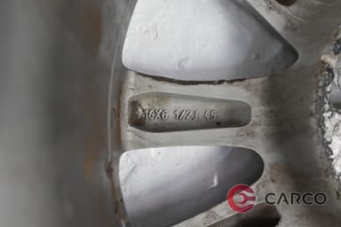 Алуминиева джанта 16 цола 16X6.5 ET 45 5X114.3 Ц.О. 67.1 1 брой за MAZDA 3 (BP) 2.5 (2019)