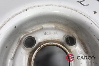 Стоманена джанта 13 цола 5.5 2Jx13H2 ET38 4X100 Ц.О.57.1 4 Броя за VW GOLF Mk II (19E, 1G1) 1.6 (1983 - 1992)
