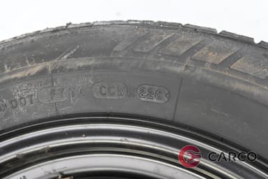 Резервна гума с джанта и комплект крик инструменти 15 цола Michelin 195/65R15 DOT 226 6.5Jx15H2 ET37 за MERCEDES-BENZ CLK (C208) 200 Kompressor (208.344) (1997 - 2002)