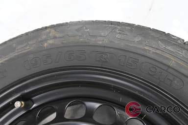 Резервна гума с джанта и комплект крик инструменти 15 цола Michelin 195/65R15 DOT 226 6.5Jx15H2 ET37 за MERCEDES-BENZ CLK (C208) 200 Kompressor (208.344) (1997 - 2002)