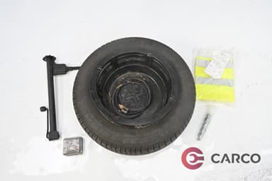 Резервна гума с джанта и комплект крик инструменти 15 цола Michelin 195/65R15 DOT 226 6.5Jx15H2 ET37 за MERCEDES-BENZ CLK (C208) 200 Kompressor (208.344) (1997 - 2002)