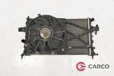 Воден радиатор с перка охлаждане за OPEL ZAFIRA A (F75_) 1.8 16V (1999 - 2005)