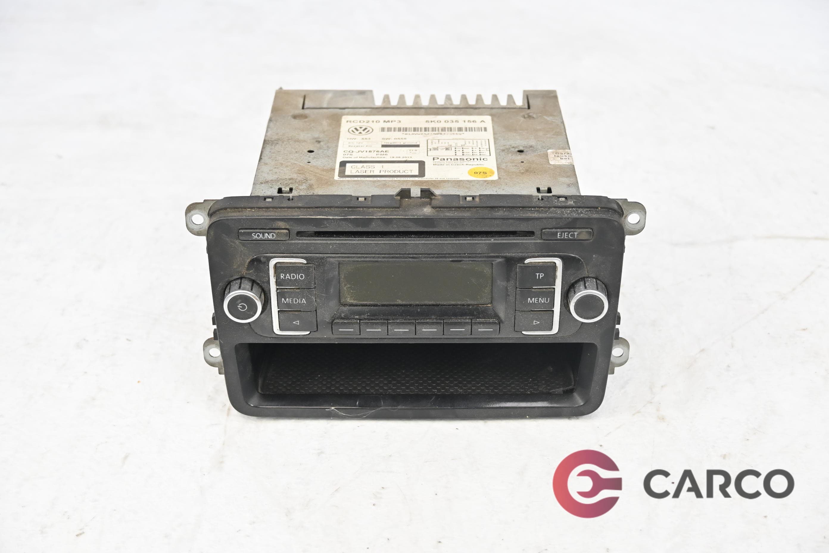 Радио CD 5К0 035 156 А за VW CADDY III комби FACELIFT (2KB, 2KJ, 2CB, 2CJ) 2.0 EcoFuel (2004)