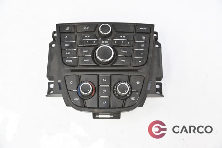 Панел копчета управление радио и климатроник за OPEL ASTRA J FACELIFT седан 1.6 CDTi (2012)