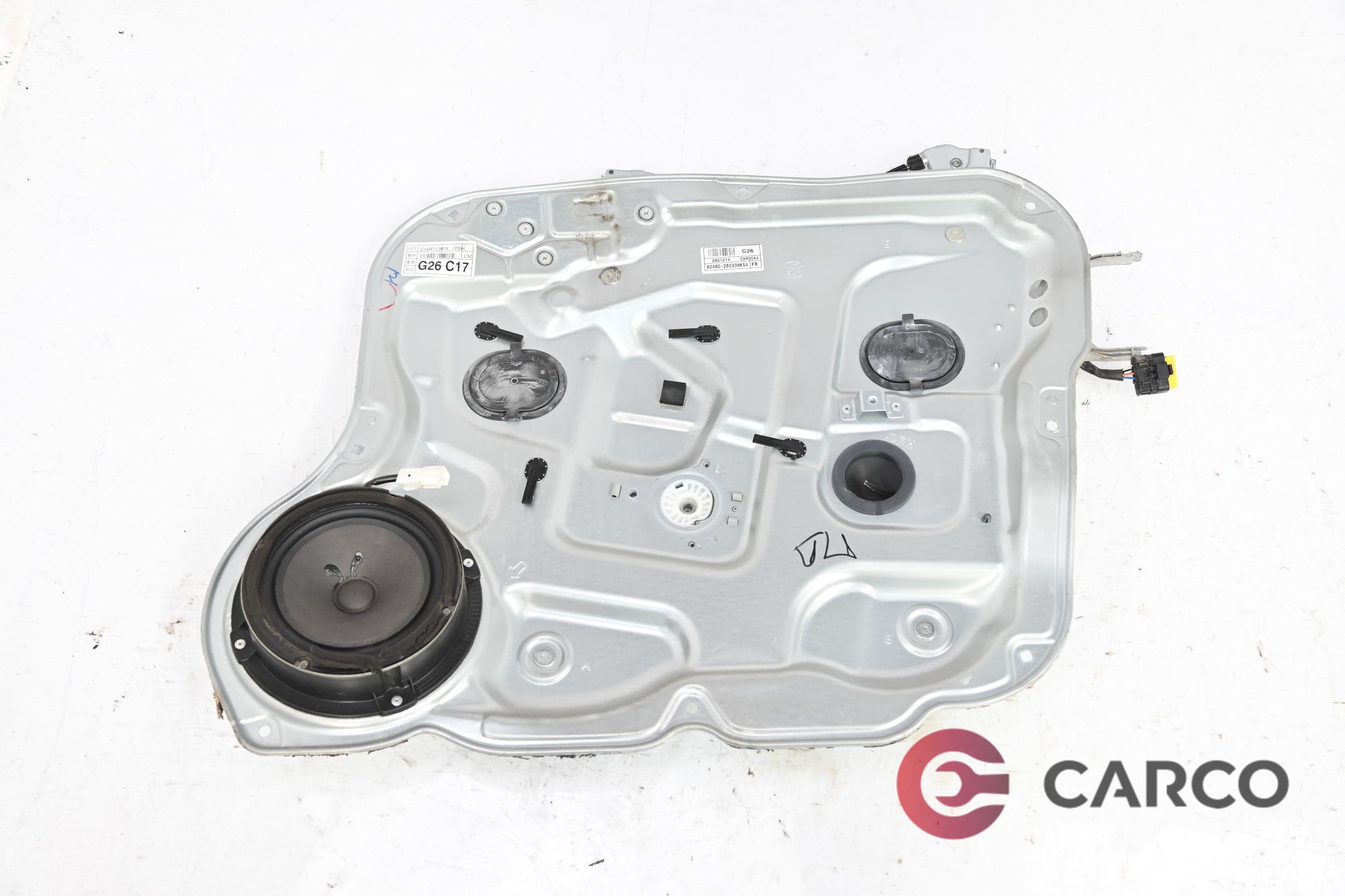 Стъклоповдигач преден десен с панел врата за HYUNDAI SANTA FÉ II (CM) 2.2 CRDi 4x4 (2005)