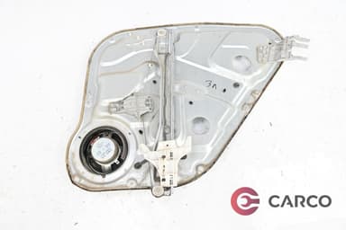 Стъклоповдигач заден ляв с панел врата за HYUNDAI SANTA FÉ II (CM) 2.2 CRDi 4x4 (2005)