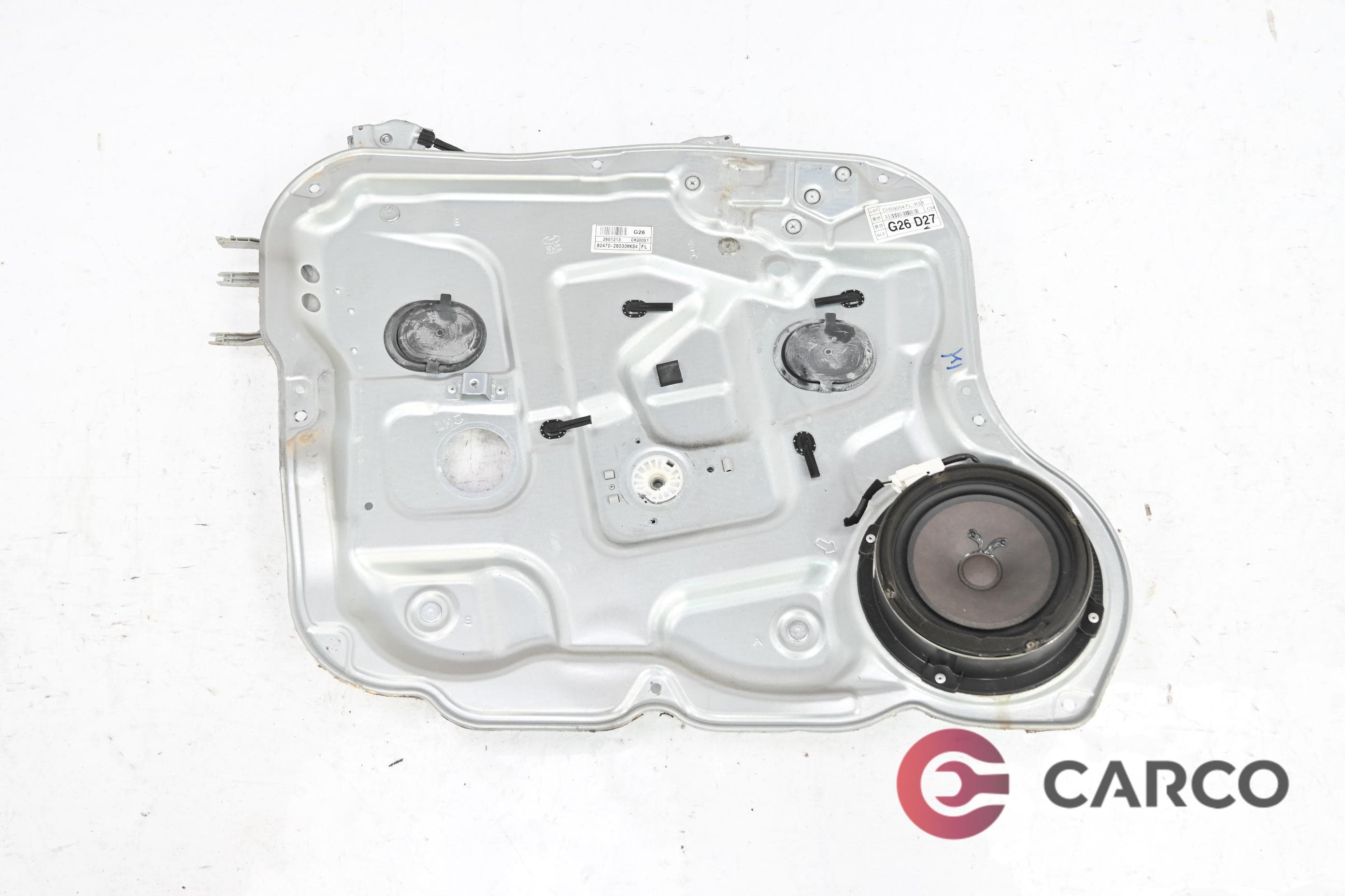 Стъклоповдигач преден ляв с панел врата за HYUNDAI SANTA FÉ II (CM) 2.2 CRDi 4x4 (2005)