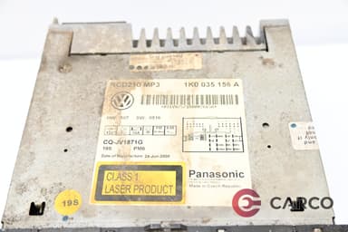 Радио CD 1K0 035 156 A за VW CADDY III комби (2KB, 2KJ, 2CB, 2CJ) 2.0 SDI (2004)