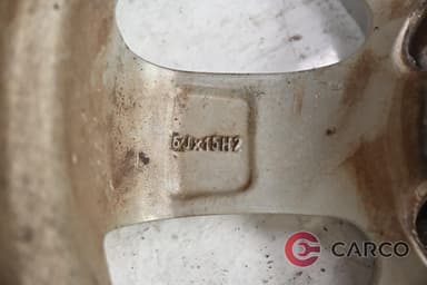 Алуминиеви джанти 15 цола 6JX15H2 ET38 5X100 Ц.О. 57.1 4 Броя за SEAT IBIZA V SPORTCOUPE (6J1, 6P5) 1.2 (2008)