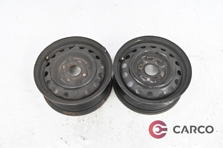 Стоманени джанти 14 цола 14X5.5JCHX45 4X114.3 Ц.О. 66.1 2 Броя за NISSAN PRIMERA (P12) 1.8 (2002)
