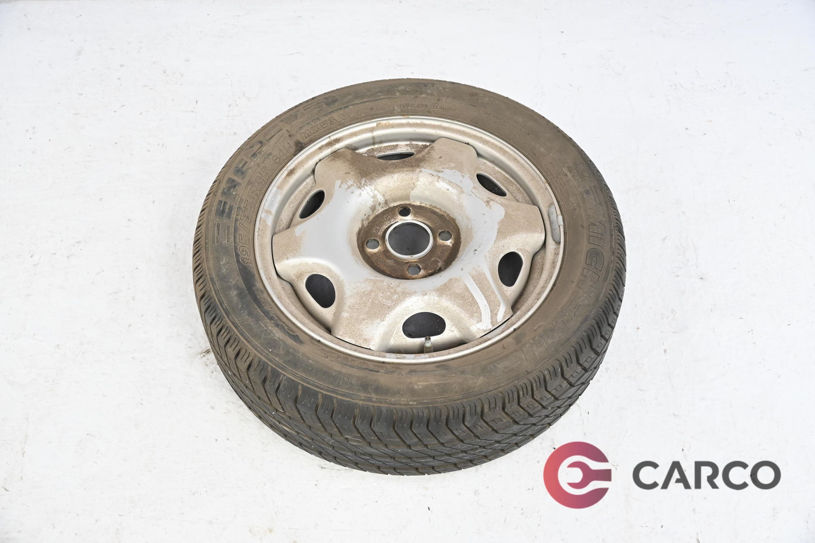 Резервна гума с джанта 15 цола 195/55 R15 MICHELIN DOT 116 5.5JX15H2 ET46 4X100 Ц.О. 56.6 за OPEL ASTRA F Van (55_) 1.6 i (1991 - 1999)