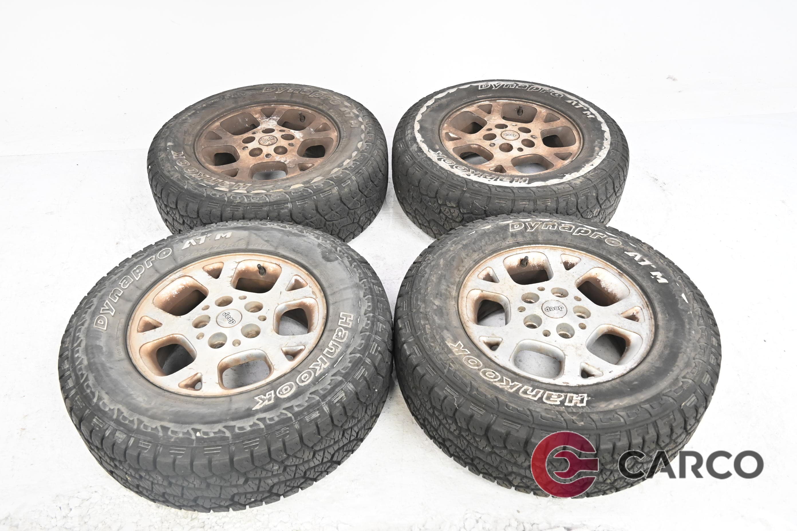 Алуминиеви джанти с всесезонни гуми 16 цола HANKOOK P245/70R16 DOT1216 50.816X7J 5X127 Ц.О. 71.5 4Броя за JEEP GRAND CHEROKEE Mk II (WJ, WG) 3.1 TD 4x4 (1998 - 2005)