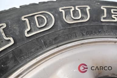 Алуминиеви джанти с всесезонни гуми15 цола RUNWAY 235/75 R15 DOT 3007 7JJX15 ET22 6X139.7 Ц.О. 107.1 4Броя за SSANGYONG MUSSO (FJ) 2.9 TD (1993)