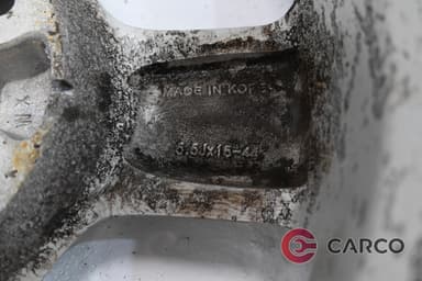Алуминиева джанта с гума лятна HANKOOK 185/65R15 DOT 3709 5.5JX15-44 5X114.3 Ц.О. 67.1 за HYUNDAI i30 (FD) 1.6 (2007 - 2012)